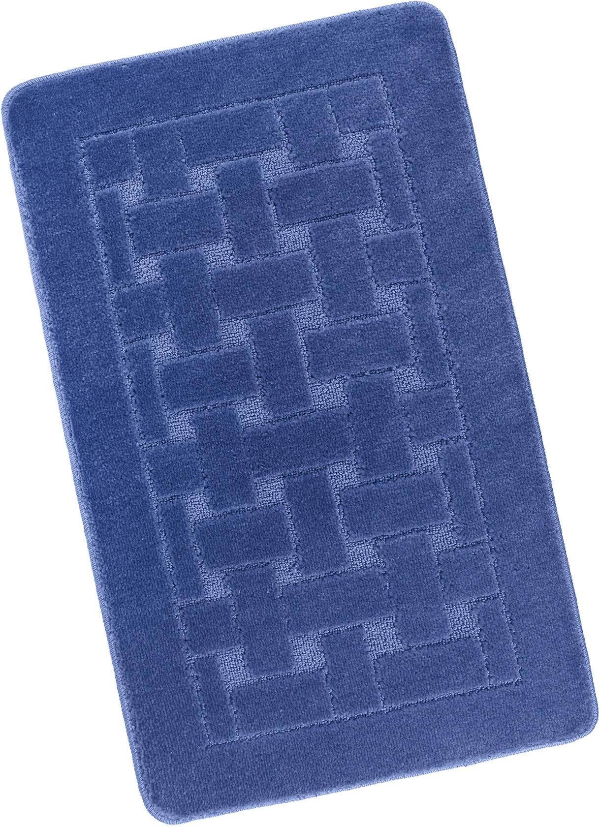 Bellatex Bany Uni 60 × 100 cm 810/009 obdĺžniky modrá