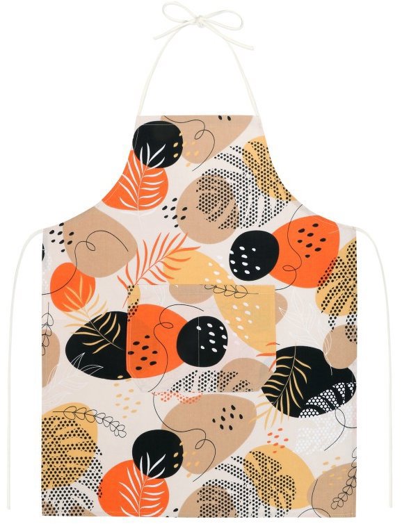 BELLATEX Zástěra Adéla 67 × 84 cm 7750/233 oblázky oranžové