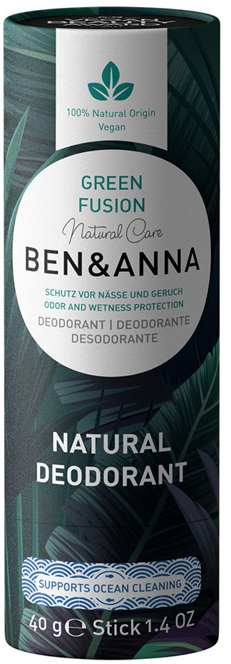 Ben & Anna Tuhý deodorant (40 g) – Zelený čaj