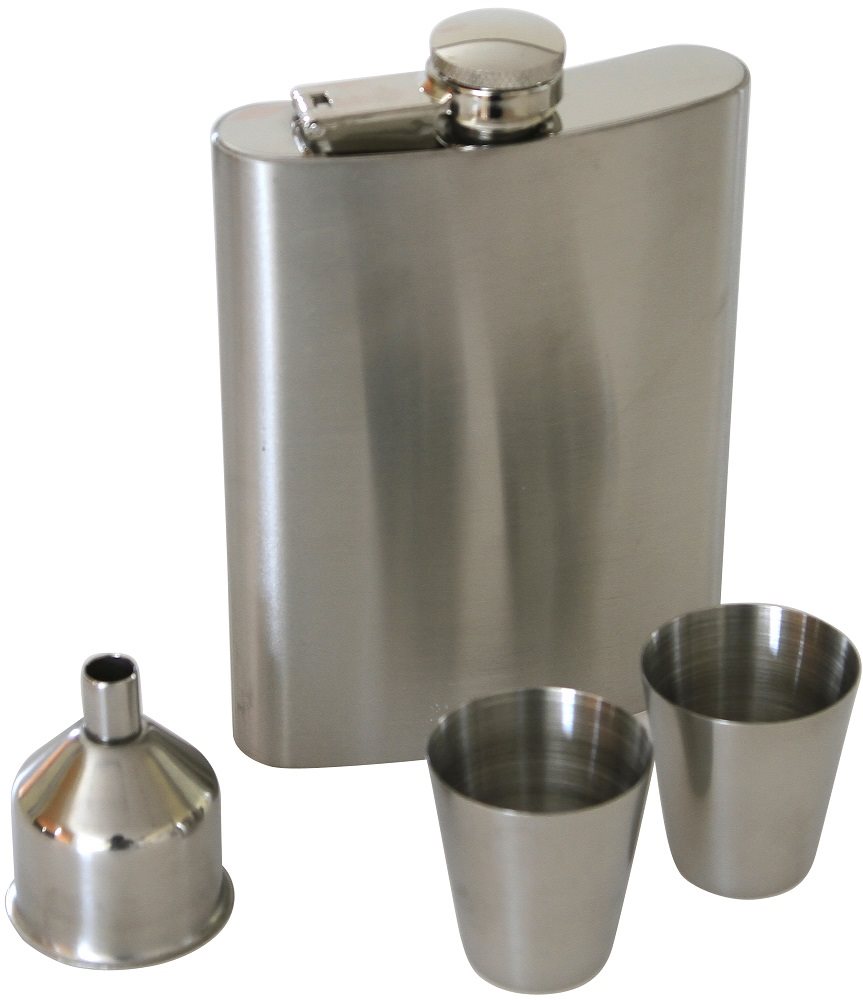 Berndorf Sandrik Ploskačka 240 ml, lievik + 2 poháriky