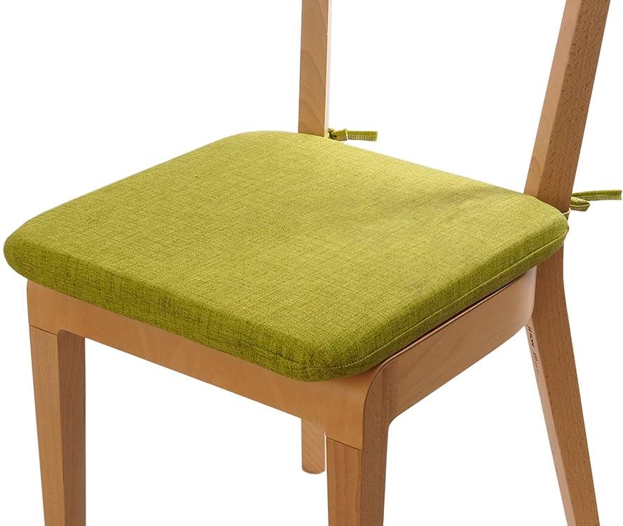Podsedák 40 × 40 cm so šnúrkami – zelený