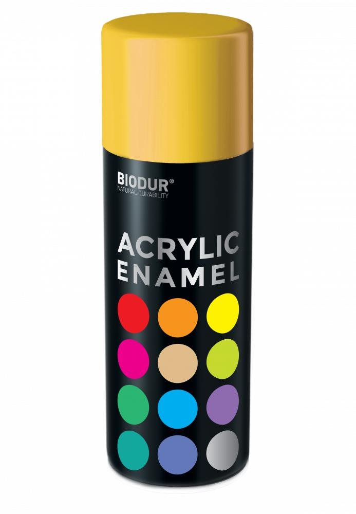 Biodur Akrylový email v spreji – žltá 400 ml/RAL 1023
