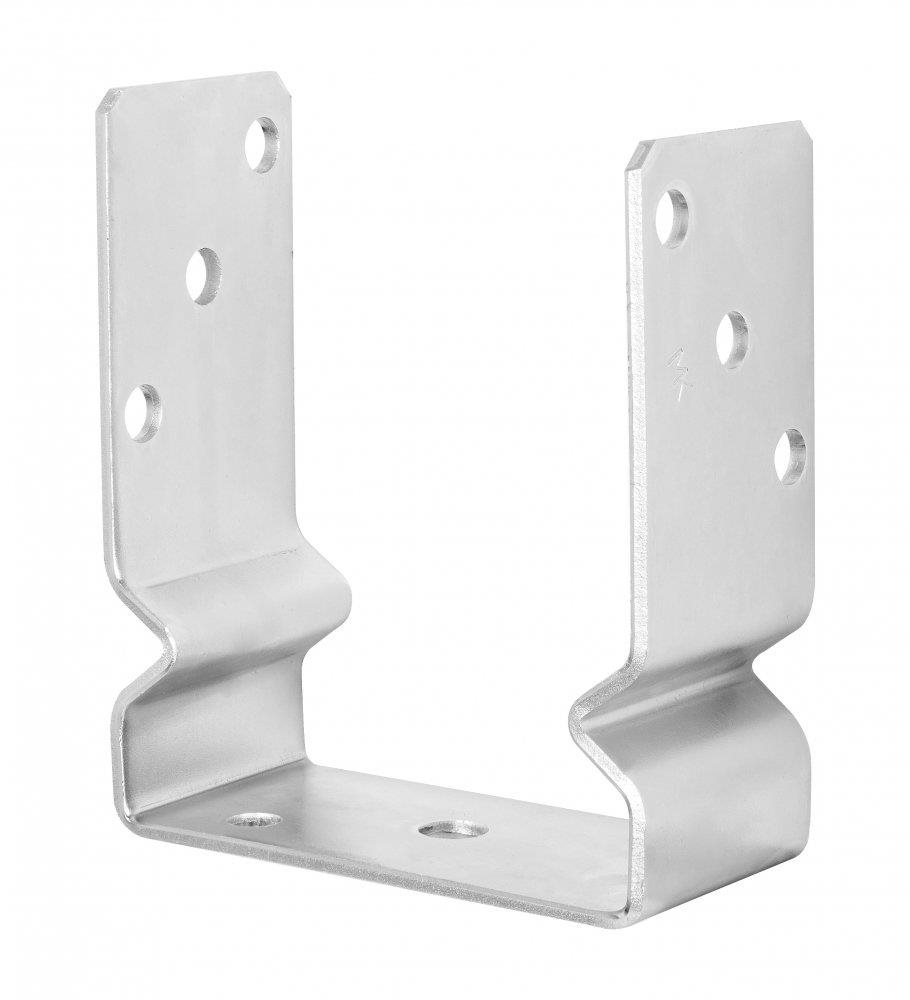 Bkshop UZ 120 Pätka stĺpika s prelisom, 120 × 60 × 4 mm
