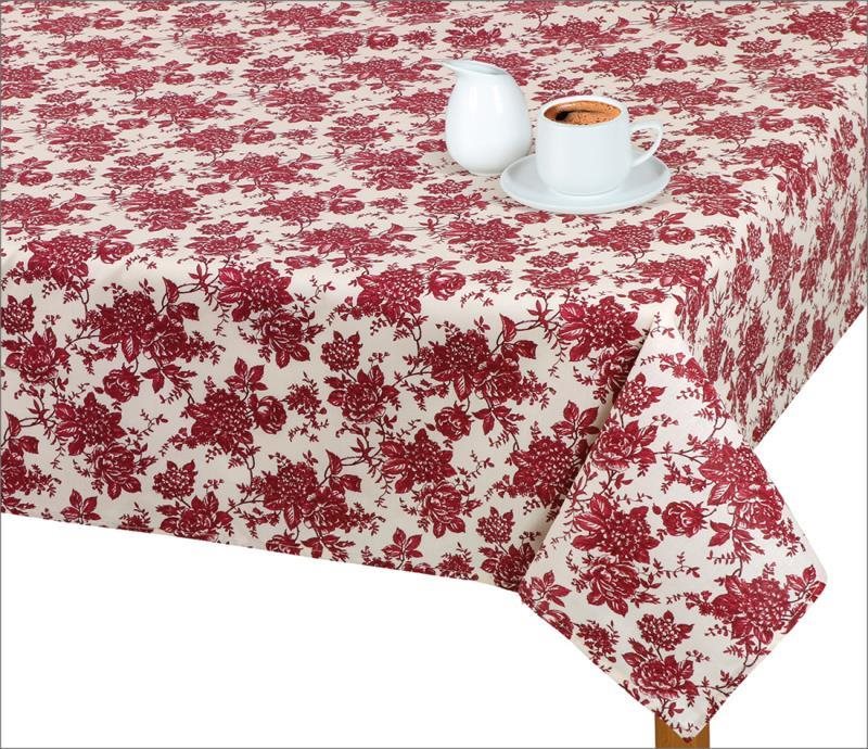 Bellatex Obrus ADÉLA – 70 × 70 cm – bordó kvet