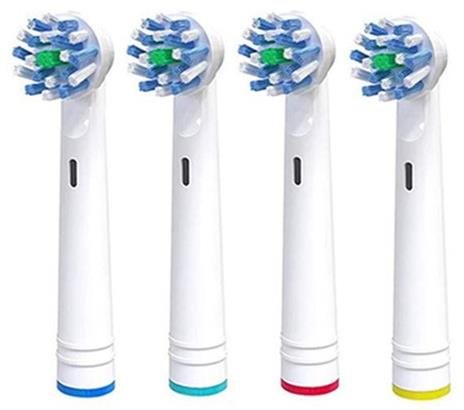 BMK Trading kompatibilné hlavice k zubným kefkám Oral-B, 4 ks – kompatibilné s Oral-B EB50 Cross Action