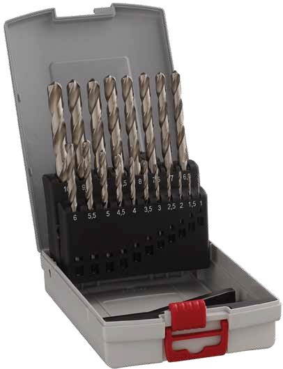 BOSCH Sada vrtákov na kov, HSS-G, 1 – 10 mm, 19 ks 2.608.587.013