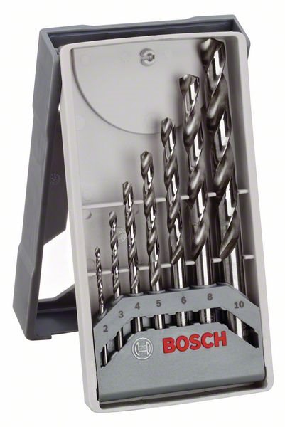 BOSCH 7 ks Mini X-line sada vrtákov do kovu HSS-G 2.608.589.295