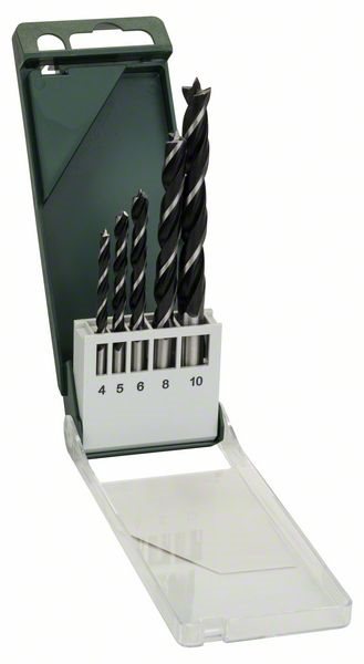BOSCH DIY sada vrtákov do dreva 4-5-6-8-10 2.609.255.214