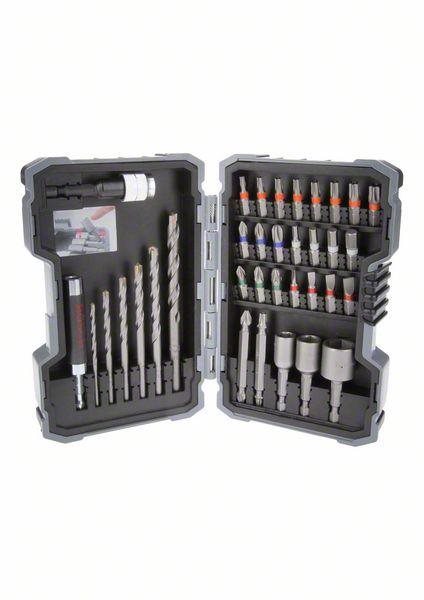 Bosch Sada 35 kusov špirálových vrtákov do muriva a skrutkovacích bitov Extra Hard 2.607.017.571