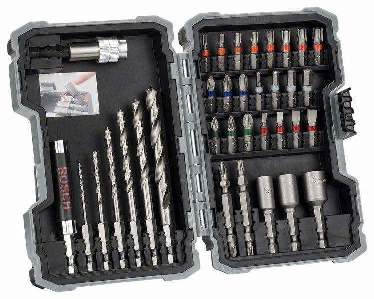 Bosch Sada 35 kusov vrtákov do dreva a skrutkovacích bitov Extra Hard