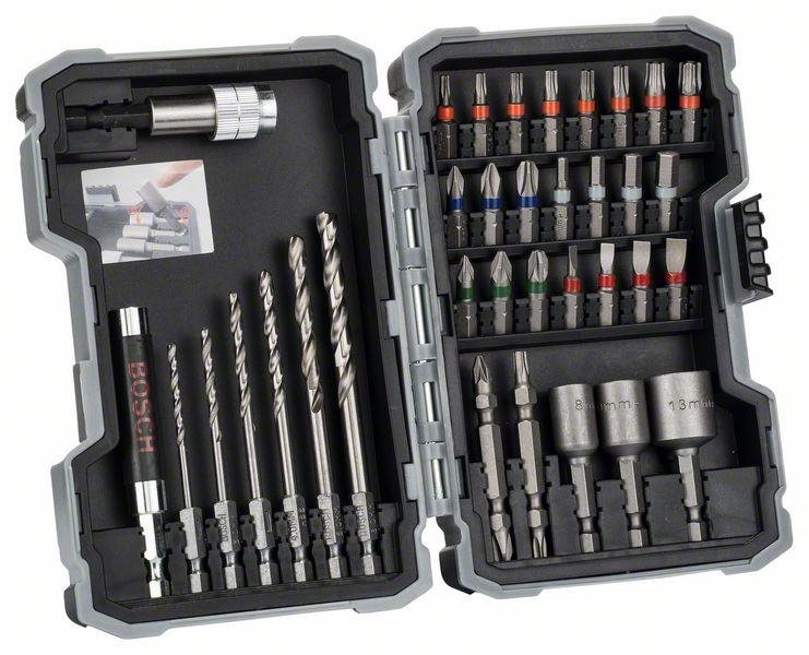 Bosch Súprava 35 kusov vrtákov do kovu a skrutkovacích bitov Extra Hard 2.607.017.565