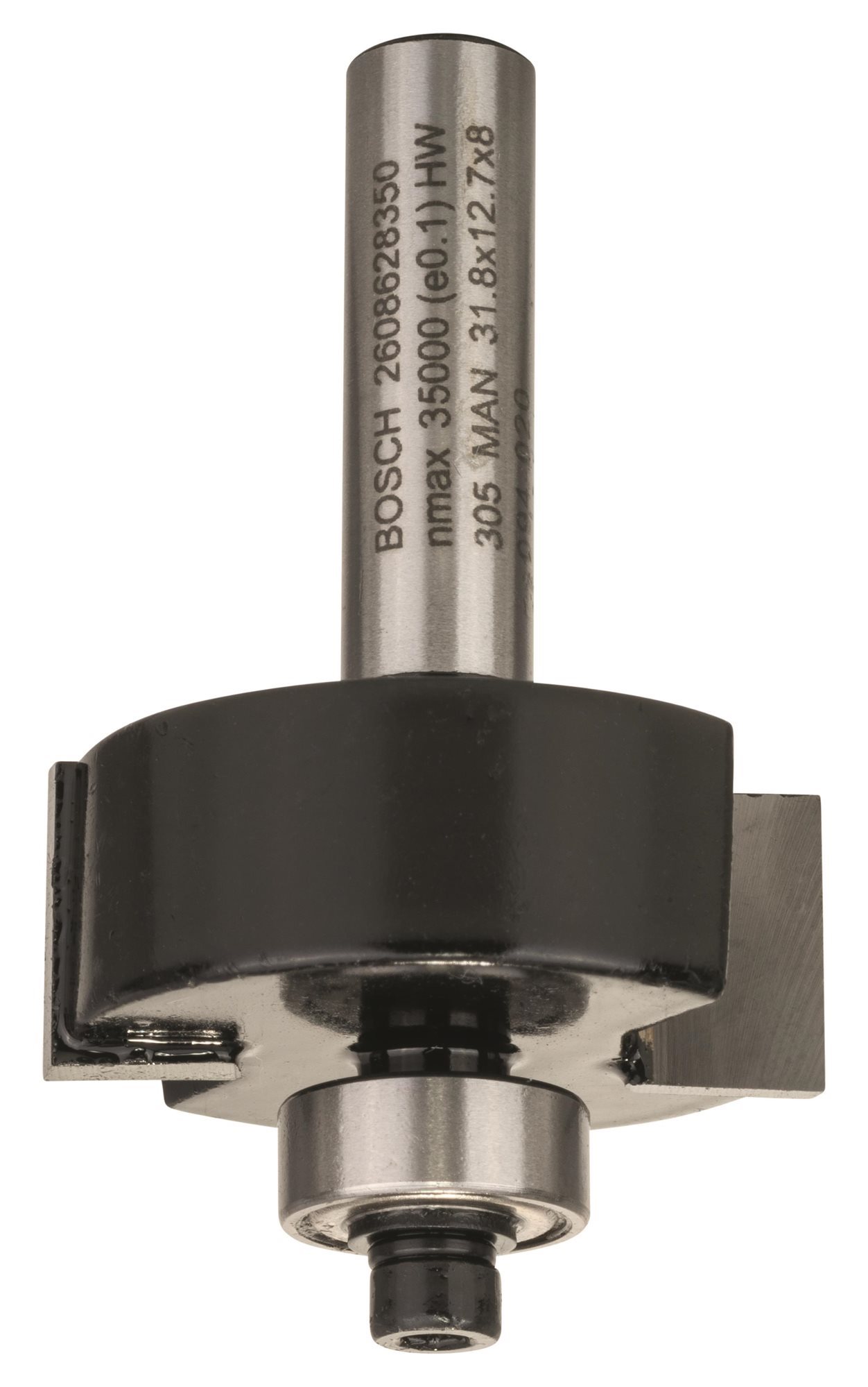 BOSCH Falcovacia stopková fréza, 8 mm, B 9,5 mm, D 31,8 mm, L 12,5 mm, G 54 mm 2.608.628.350