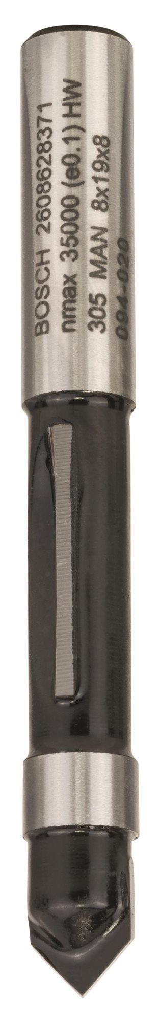 BOSCH Kopírovacia fréza, 8 mm, D1 8 mm, L 19 mm, G 66 mm 2.608.628.371