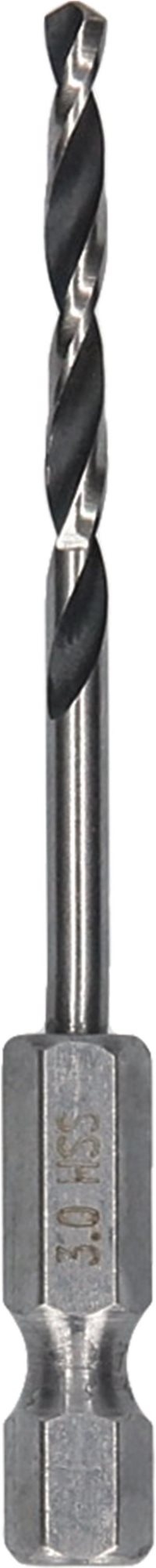 BOSCH Špirálový vrták HSS PointTeQ Hex 3 mm 2.608.577.519