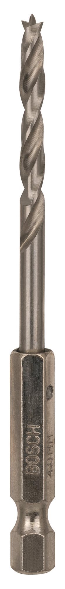 BOSCH Špirálový vrták do dreva so šesťhrannou stopkou 1/4" 4 × 43 × 88 mm 2.608.595.520