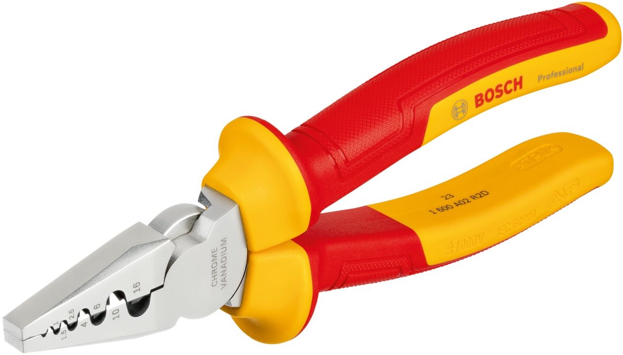 BOSCH Professional krimpovacie kliešte VDE 180 mm, 1.600.A02.NE6
