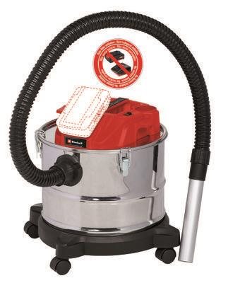 Einhell Aku vysávač popola TE-AV 18/15 Li C-Solo (bez aku)