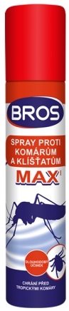 Repelent BROS MAX sprej proti komárom a kliešťom 90 ml