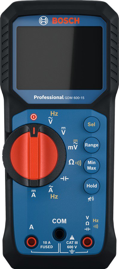 BOSCH Professional Multimeter GDM 600-15 0.601.077.300 2× batéria 1,5 V LR6 (AA)