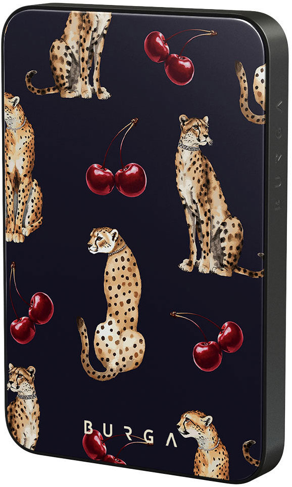 BURGA Cougar Gunmetal Magnetic Power Bank, 5000 mAh
