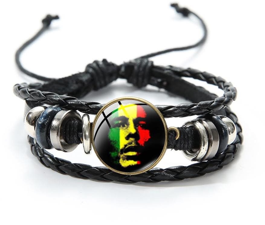 Kožený náramok Bob Marley - 1