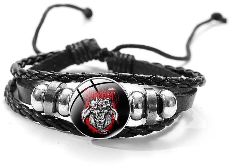 Kožený náramok Slipknot – 7