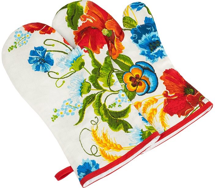 BELLATEX Gita Grilovacia rukavica 20 × 36 cm vlčie maky 2 ks