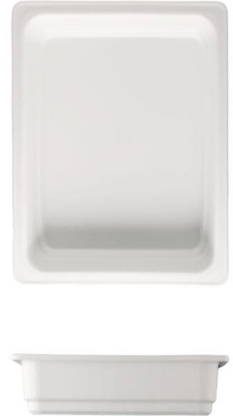 G. Benedikt Porcelánová gastronádoba GN 1/2 35,6 × 26,7 cm, biela