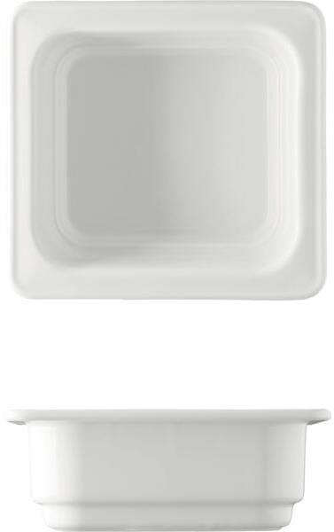 G. Benedikt Porcelánová gastronádoba GN 1/6 17,3 × 16,2 cm, biela