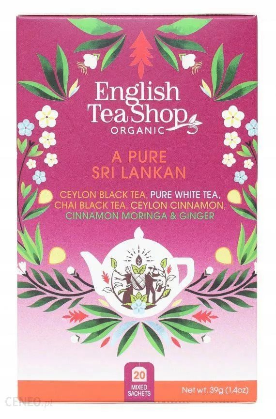 English Tea Shop Mix čajov Čistý Srílančan 40 g, 20 ks bio ETS20