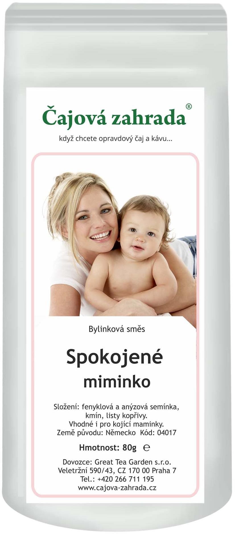 Čajová záhrada Spokojné bábätko – feniklový čaj