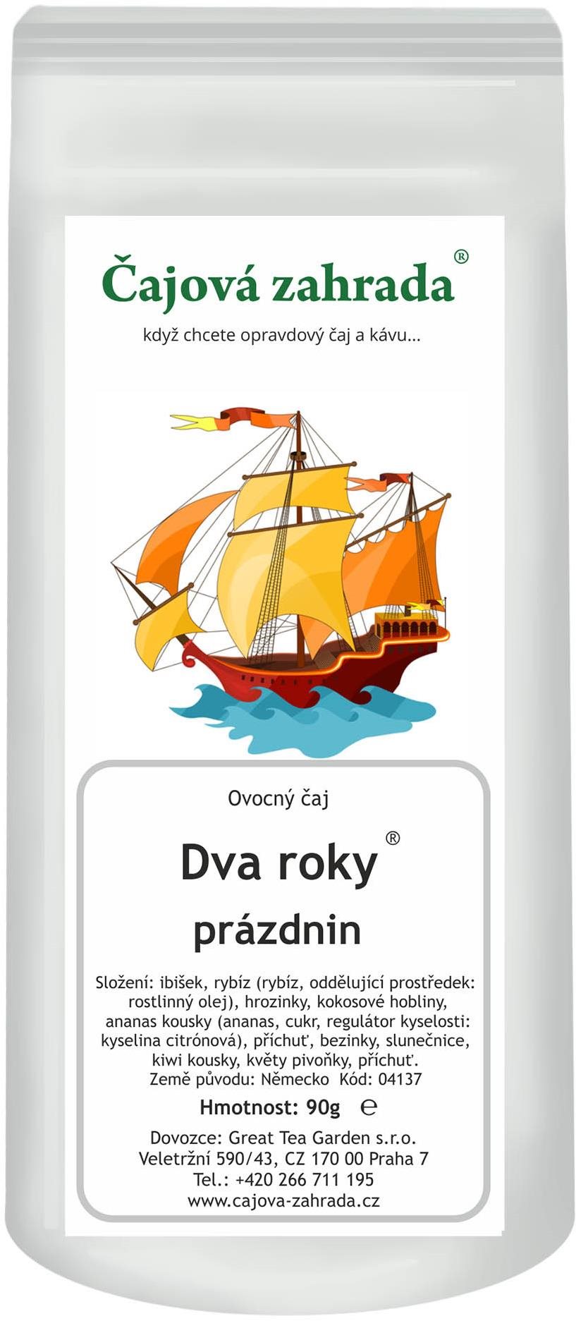 Čajová záhrada – Dva roky prázdnin® – ovocný čaj, 500 g