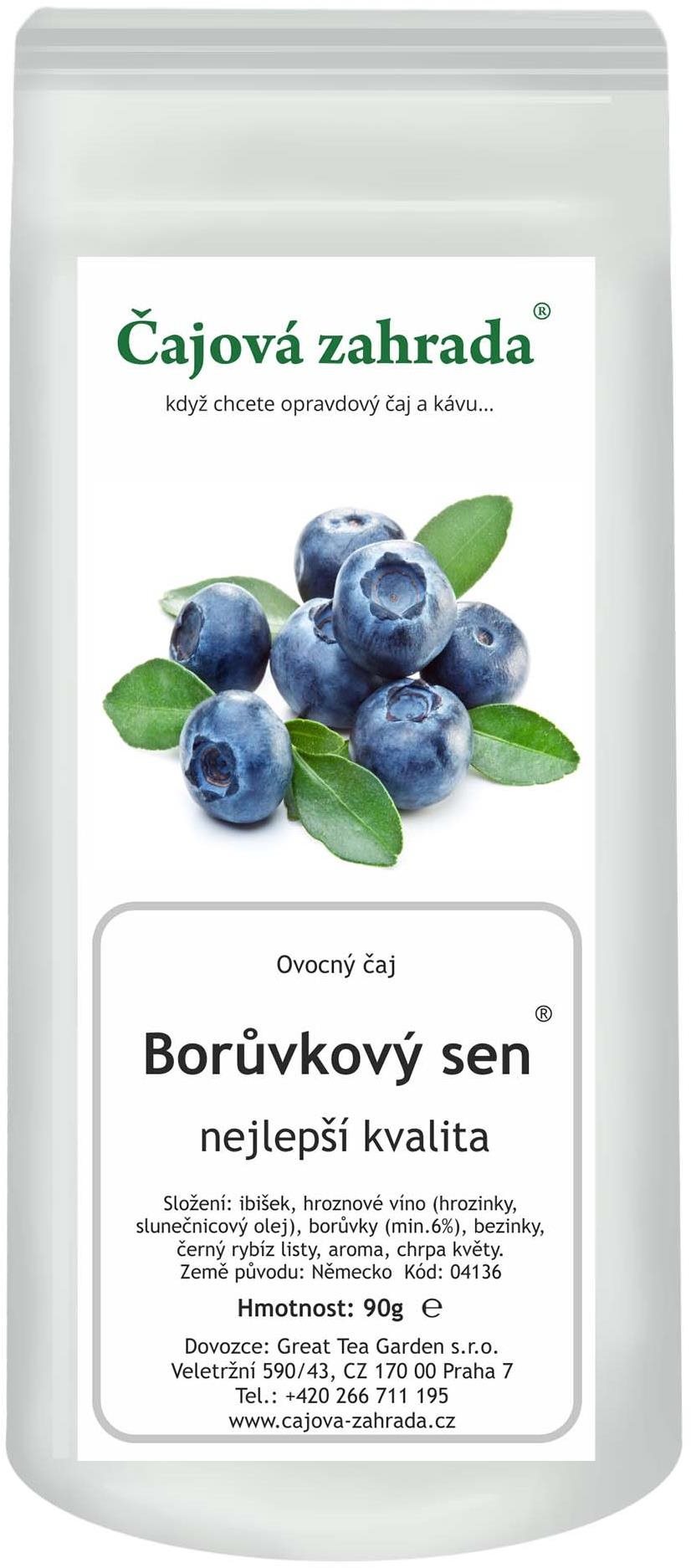 Čajová záhrada – Čučoriedkový sen® – ovocný čaj, 500 g