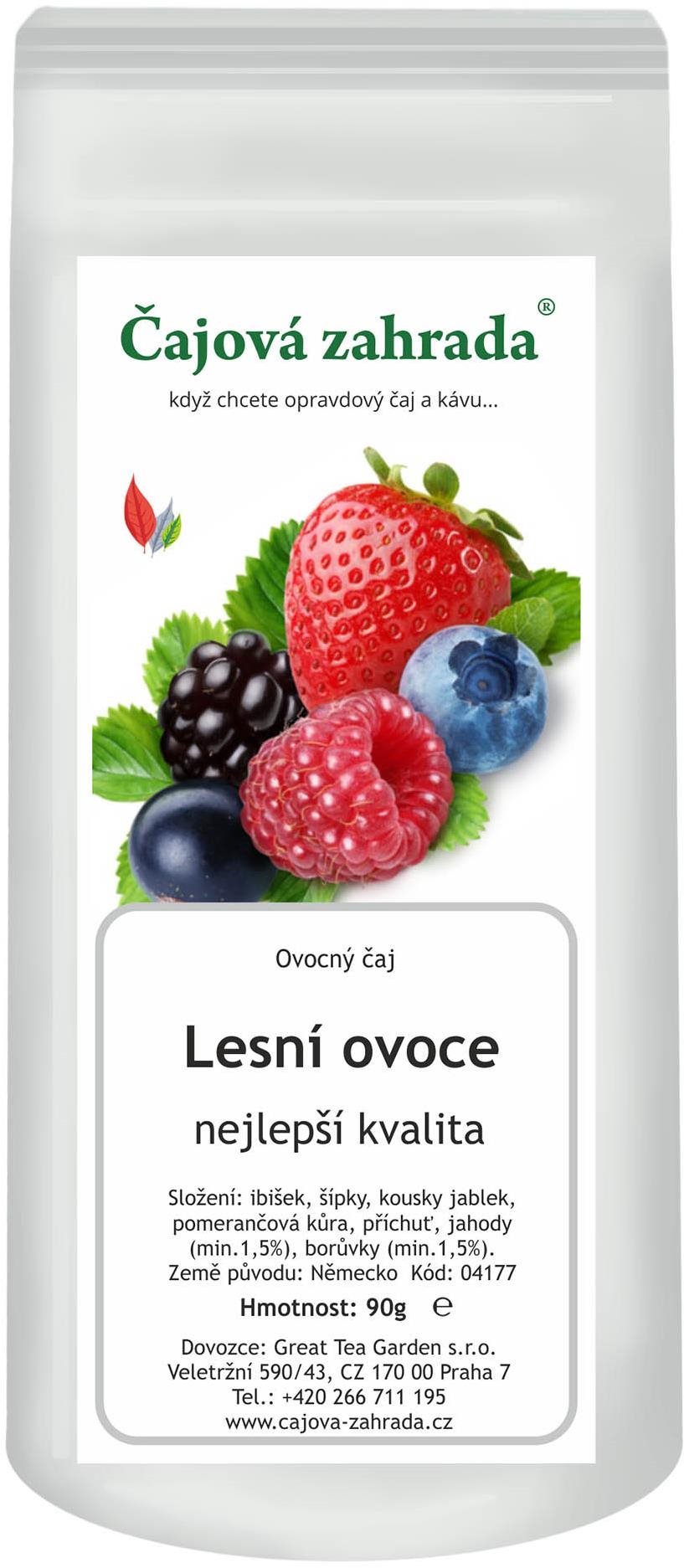 Čajová záhrada – Lesné ovocie – ovocný čaj, 90 g