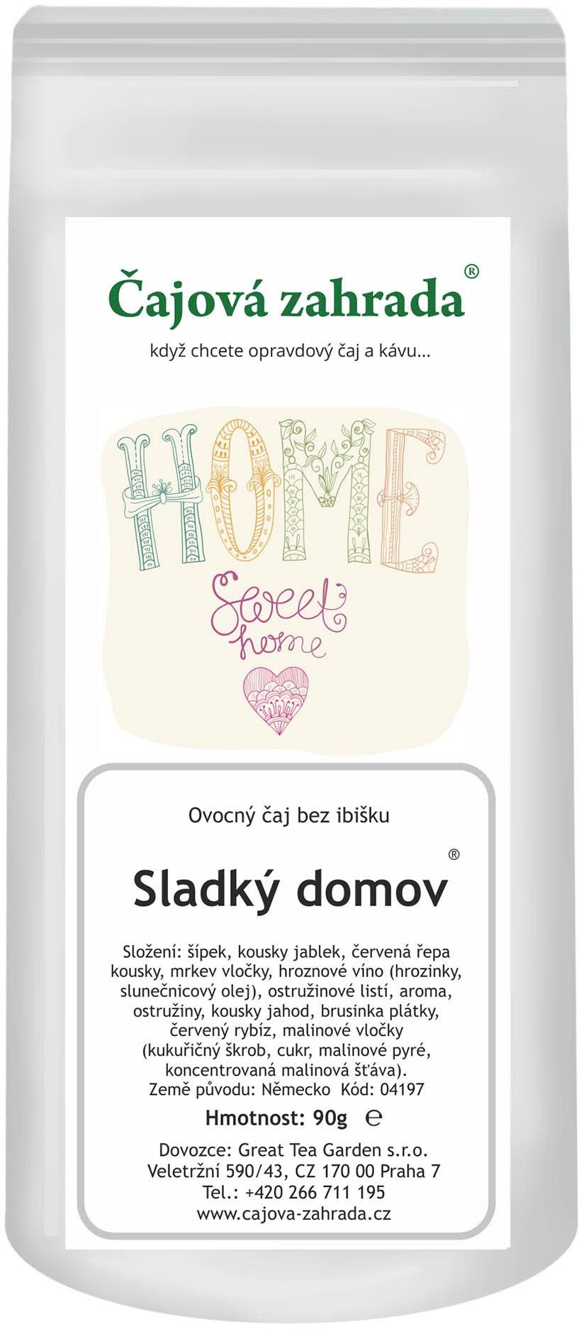 Čajová záhrada – Sladký domov® – ovocný čaj, 90 g