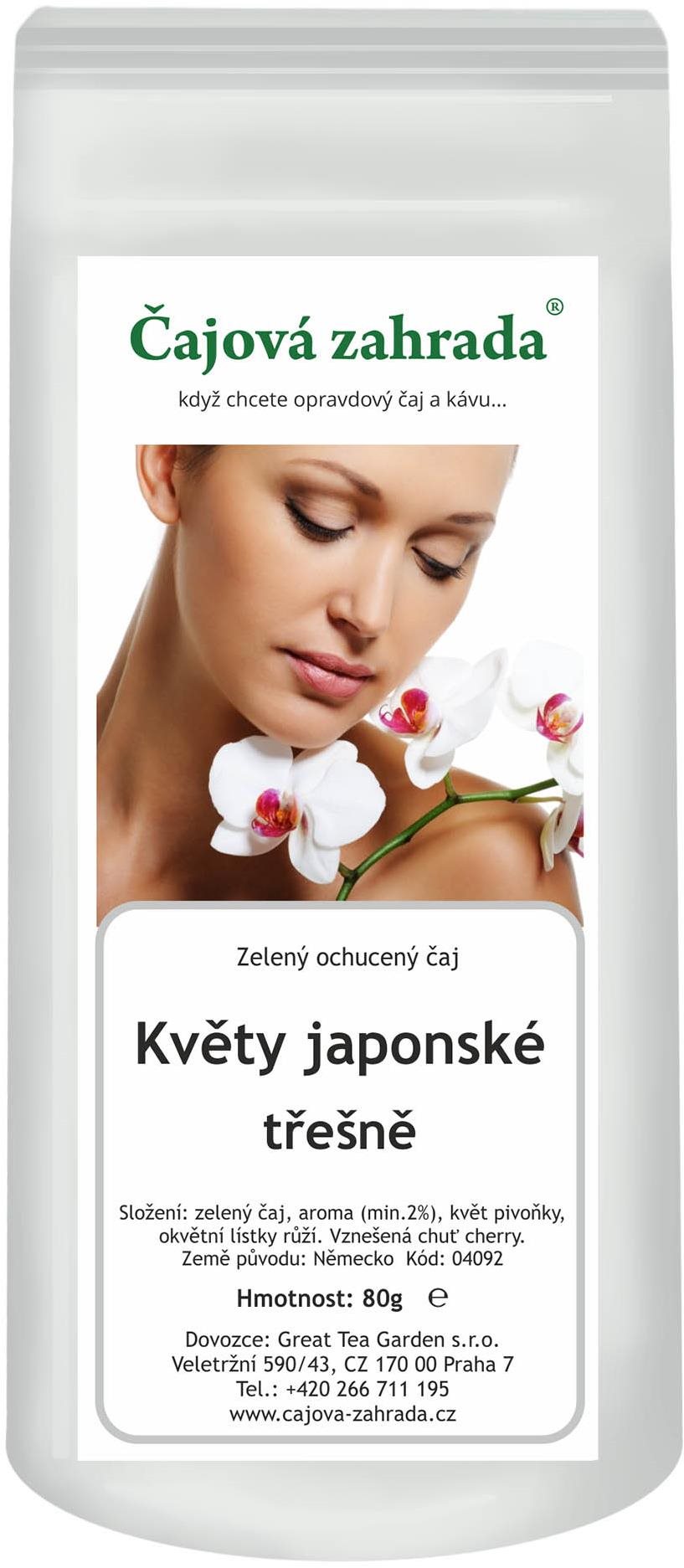 Čajová záhrada – Kvety japonskej čerešne – zelený ochutený čaj, 500 g