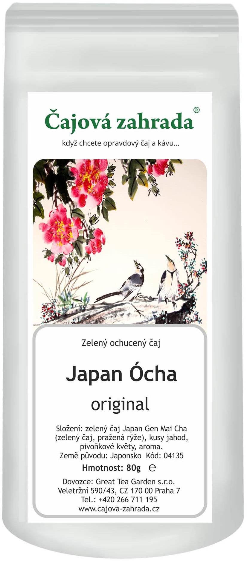Čajová záhrada – Japan Ócha – zelený čaj, 80 g