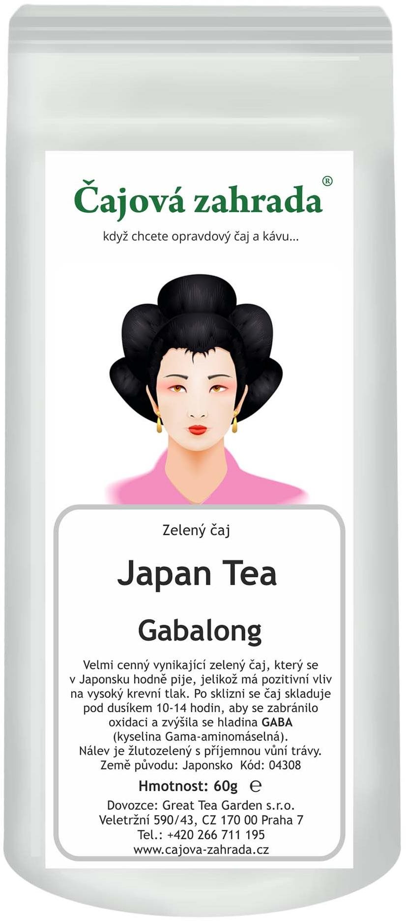 Čajová záhrada – Japan Gabalong – zelený čaj, 500 g