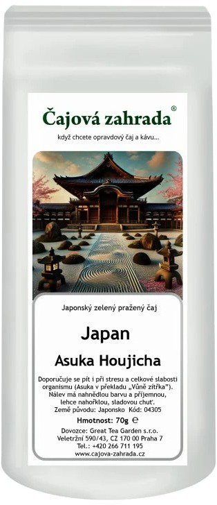 Čajová záhrada Japan Asuka Houjicha - zelený čaj, 500 g