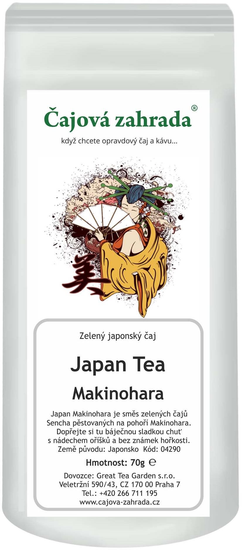 Čajová záhrada – Japan Makinohara – zelený čaj, 70 g