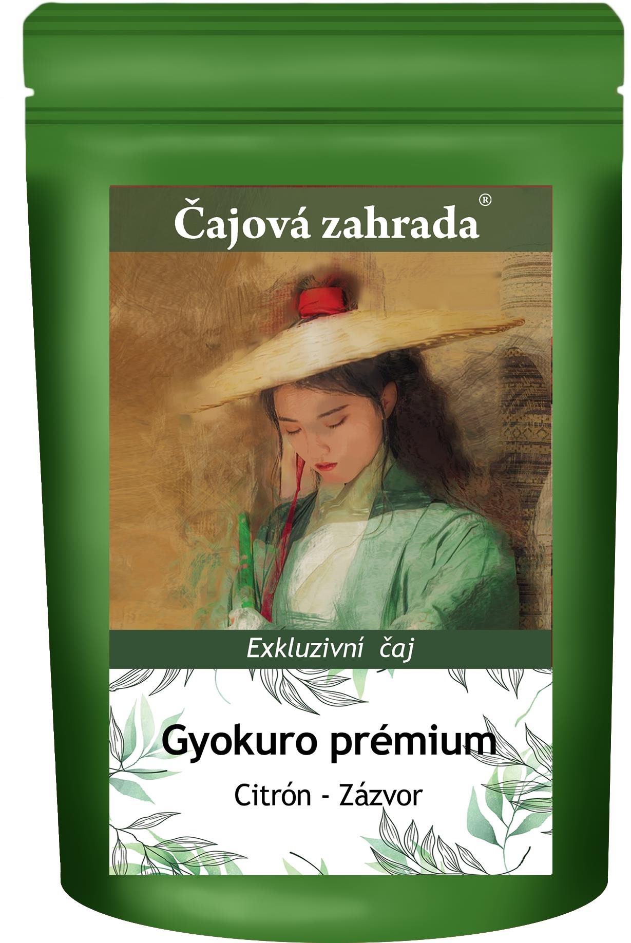 Čajová záhrada – Japan Gyokuro Prémium – Zázvor/Citrón – zelený ochutený čaj, 50 g