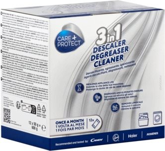 CARE + PROTECT Odstraňovač vodného kameňa a odmasťovač 3 v 1 12 vreciek