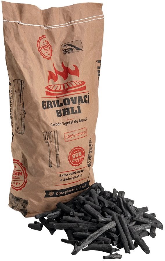 Carbón Vegetal de Marabú grilovacie uhlie 10 kg