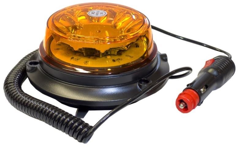 Autolamp CZ Maják LED magnetický 12/24V oranžový 12 LED 1 W 145 × 77 mm