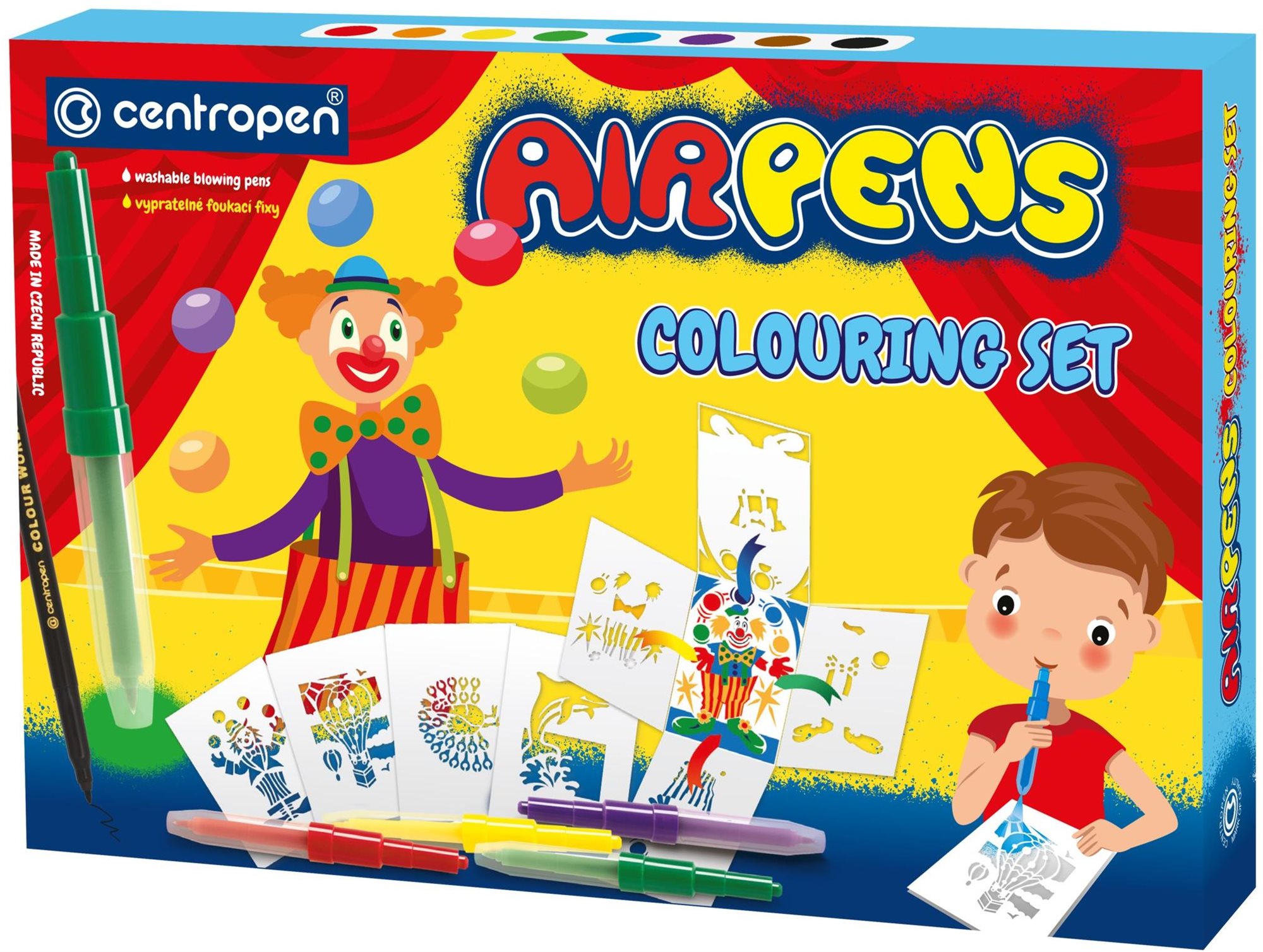 CENTROPEN Air Pens 1 500, fúkacie, darčekový set