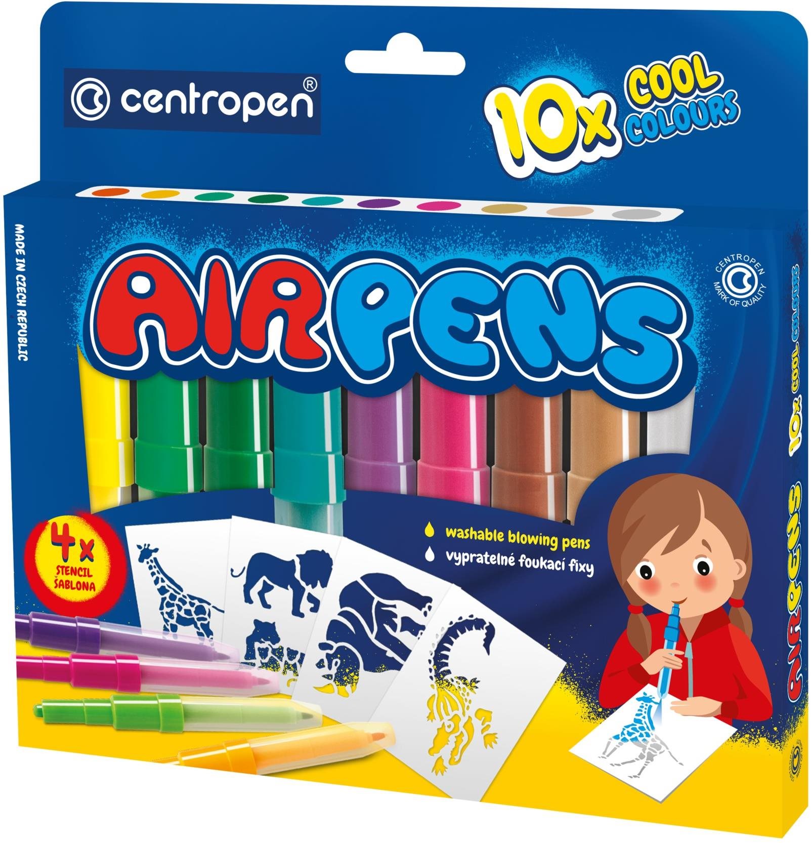 CENTROPEN Air Pens 1500, fúkacie, Cool, balenie 10 ks