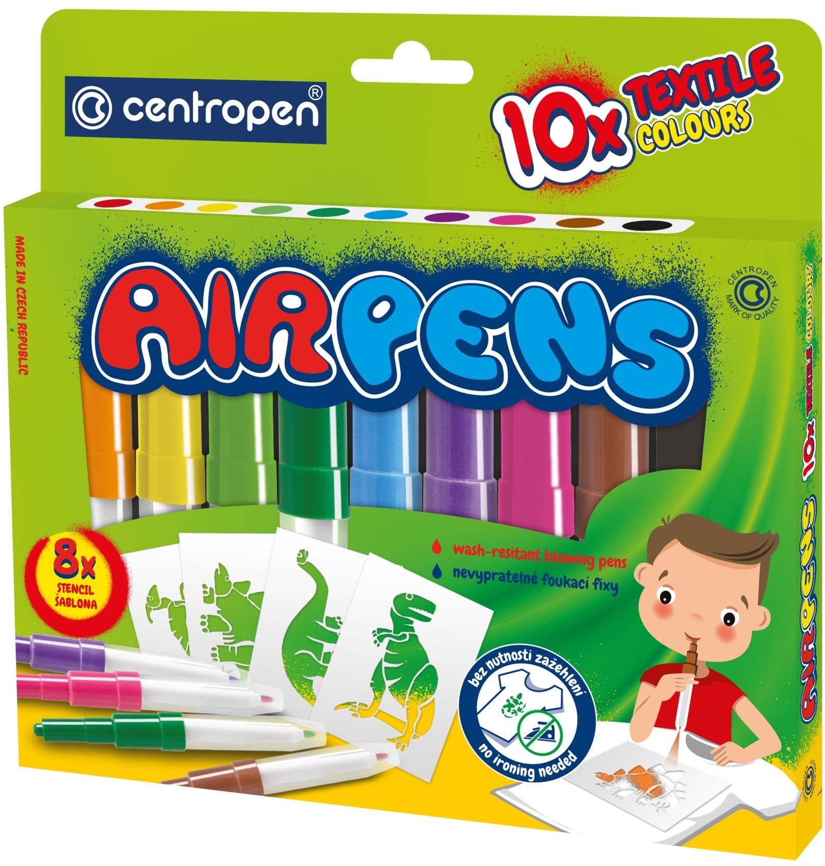CENTROPEN Air Pens 1539, fúkacie, na textil, balenie 10 ks