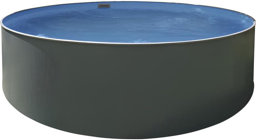 CF GROUP Bazén s konštrukciou Antrazit/Blue 450 × 122 cm