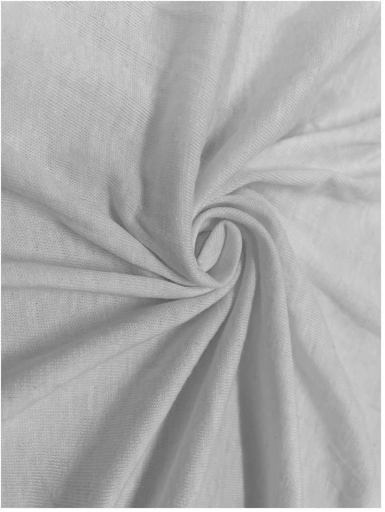 Kaptan Plachta na posteľ Jersey Lux, 180 × 200 cm, biele