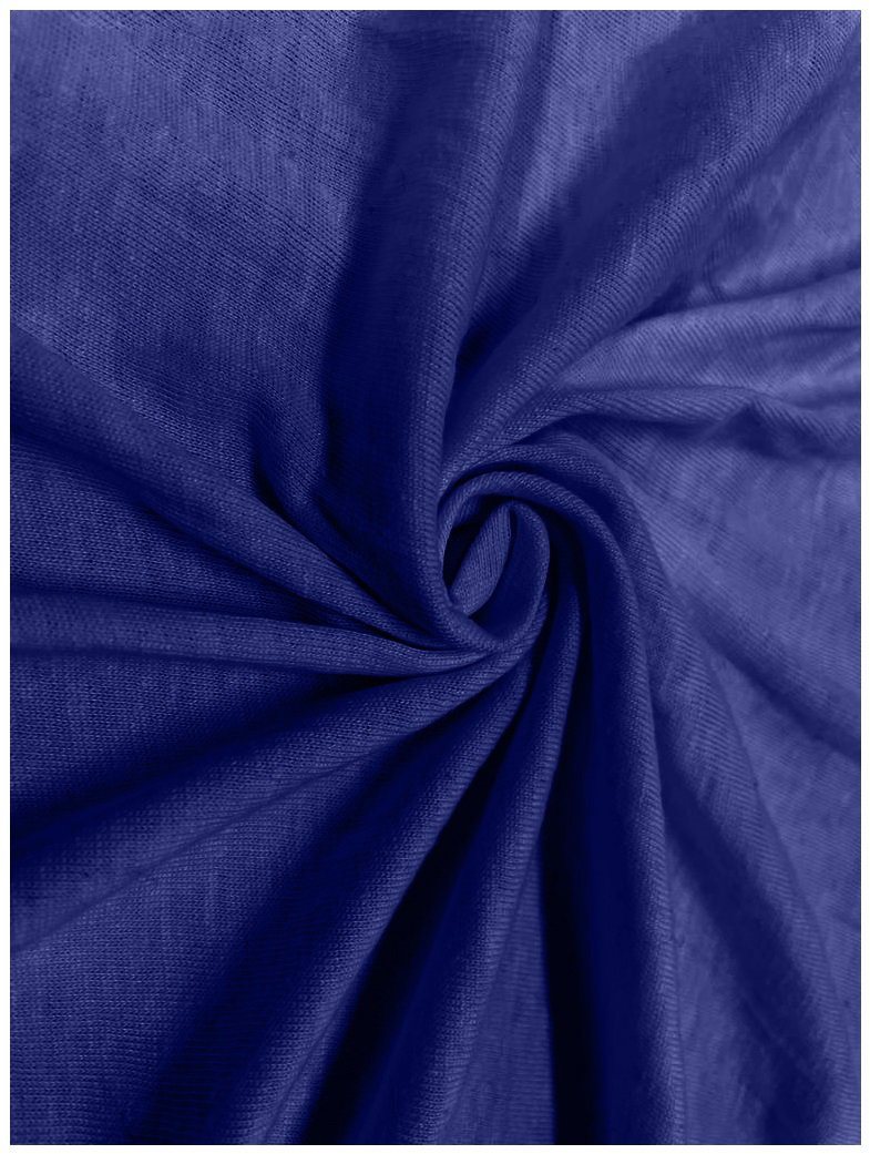 Kaptan Plachta na posteľ Jersey Lux, 180 × 200 cm, tmavo modré